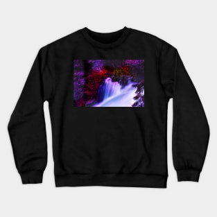 Nature with a Twist Waterfall Closeup Crewneck Sweatshirt